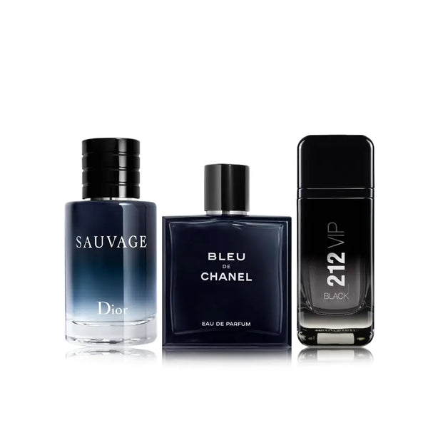 Compre 1 Lleve 3 - Bleu de Chanel - 212 VIP Black - Sauvage Dior + Gafa Gratis